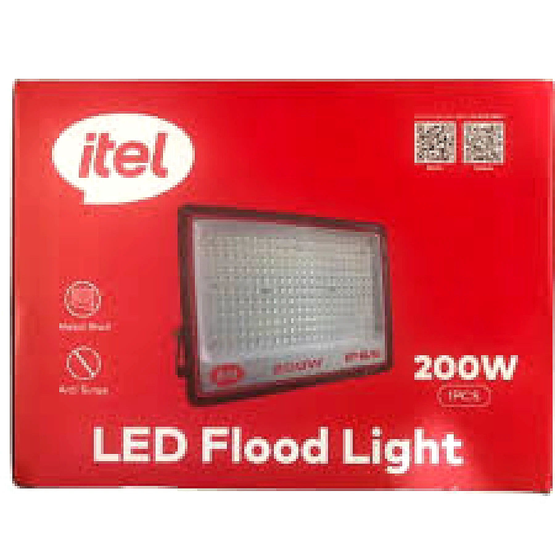 ITEL 200W SOLAR FLOOD LIGHT