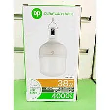 DURATION POWER 38W PORTABLE RECHARGEABLE LED BULB
