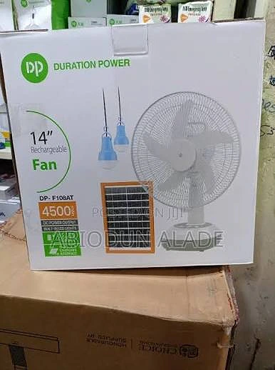 DURATION POER 14" RECHARGEABLE FAN 4500MAH 