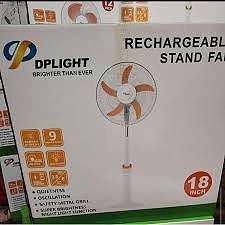DP LIGHT 18" RECHARGEABLE STAND FAN 