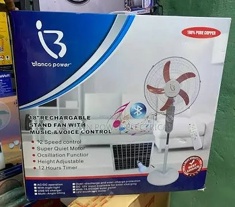 BIANCO RECHARGEABLE FAN 