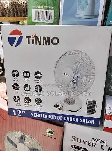 TINMO 12" TABLE RECHARGEABLE FAN 